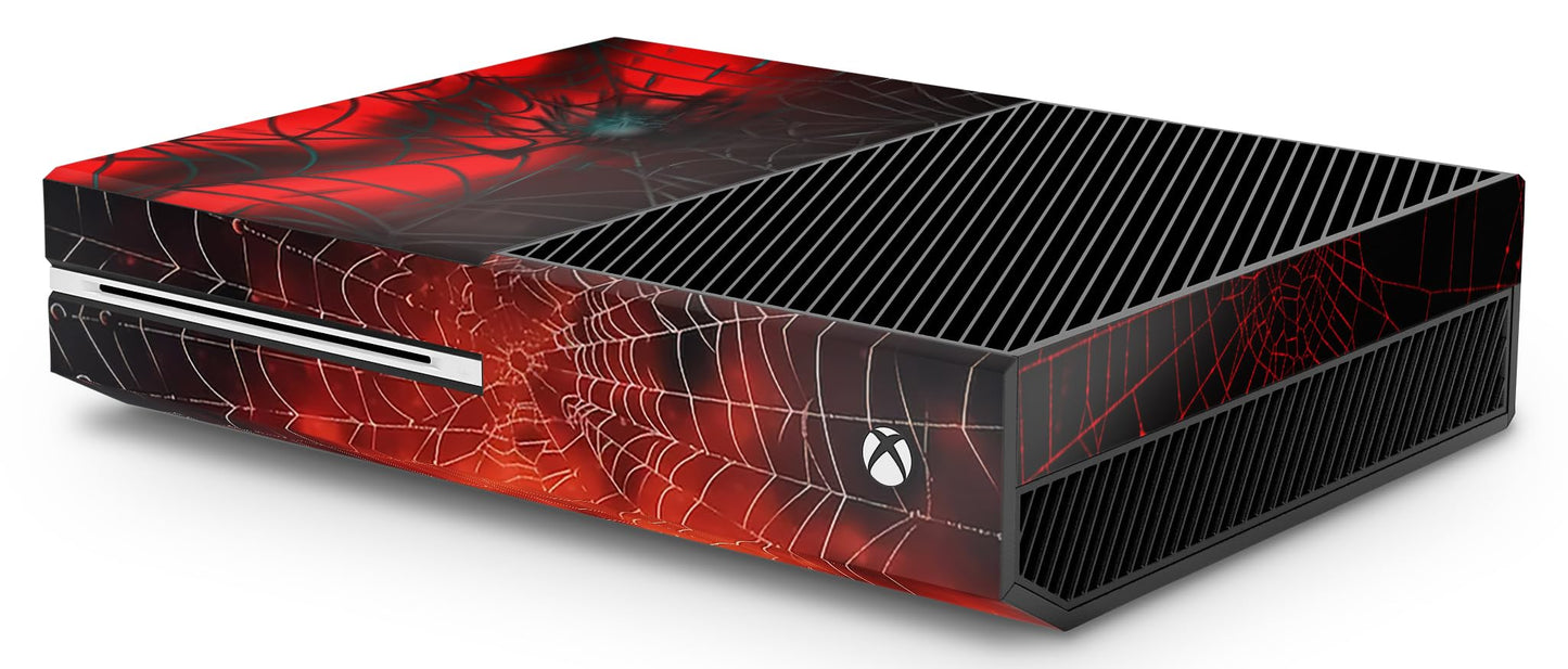 giZmoZ n gadgetZ Xbox One Spider Console Skin Decal + 2 Controller Skins - GNG-XB-SPIDERMAN-SKINS, 17 x 0.2 cm
