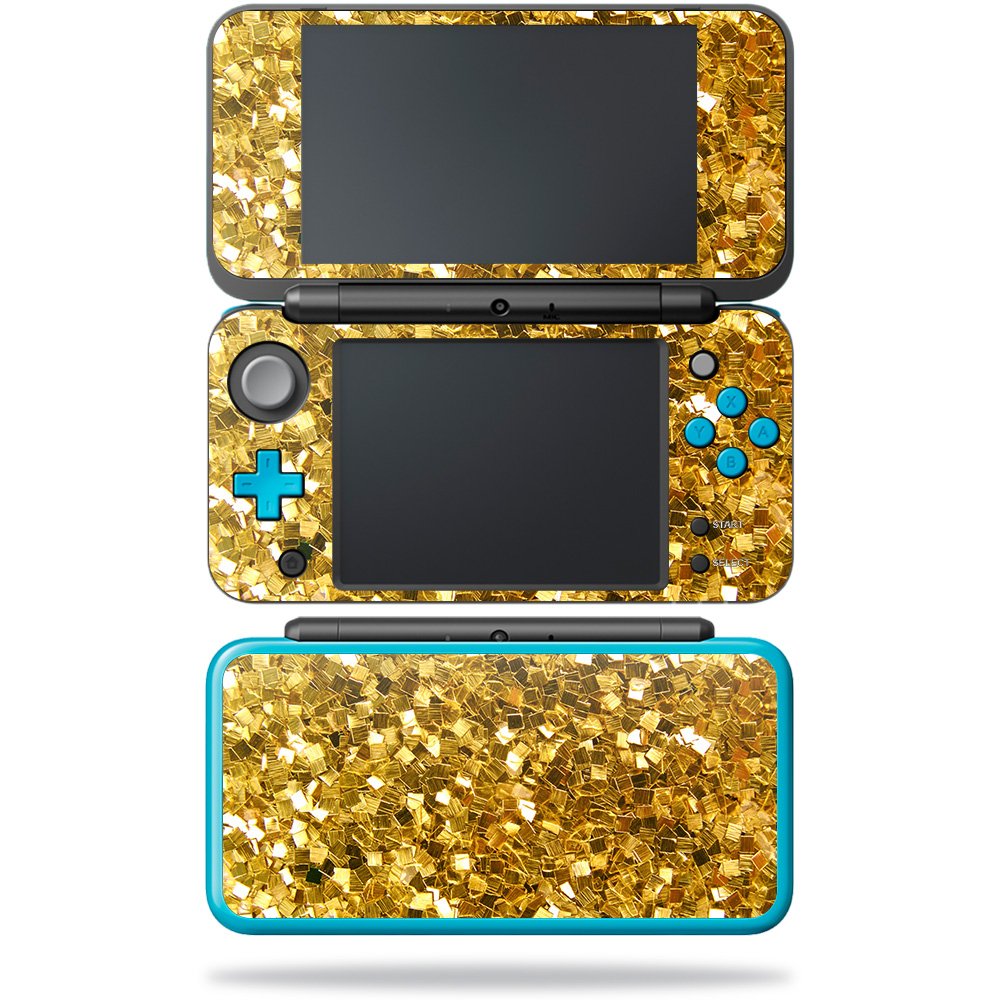 MIGHTY SKINS Nintendo New 2DS XL Skin - Gold Chips, Durable Vinyl Decal, Easy Apply/Remove, Made in USA