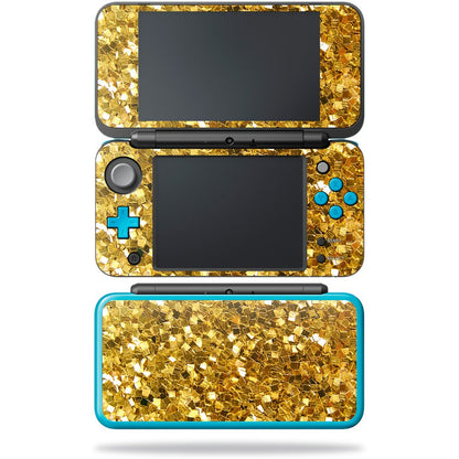 MIGHTY SKINS Nintendo New 2DS XL Skin - Gold Chips, Durable Vinyl Decal, Easy Apply/Remove, Made in USA