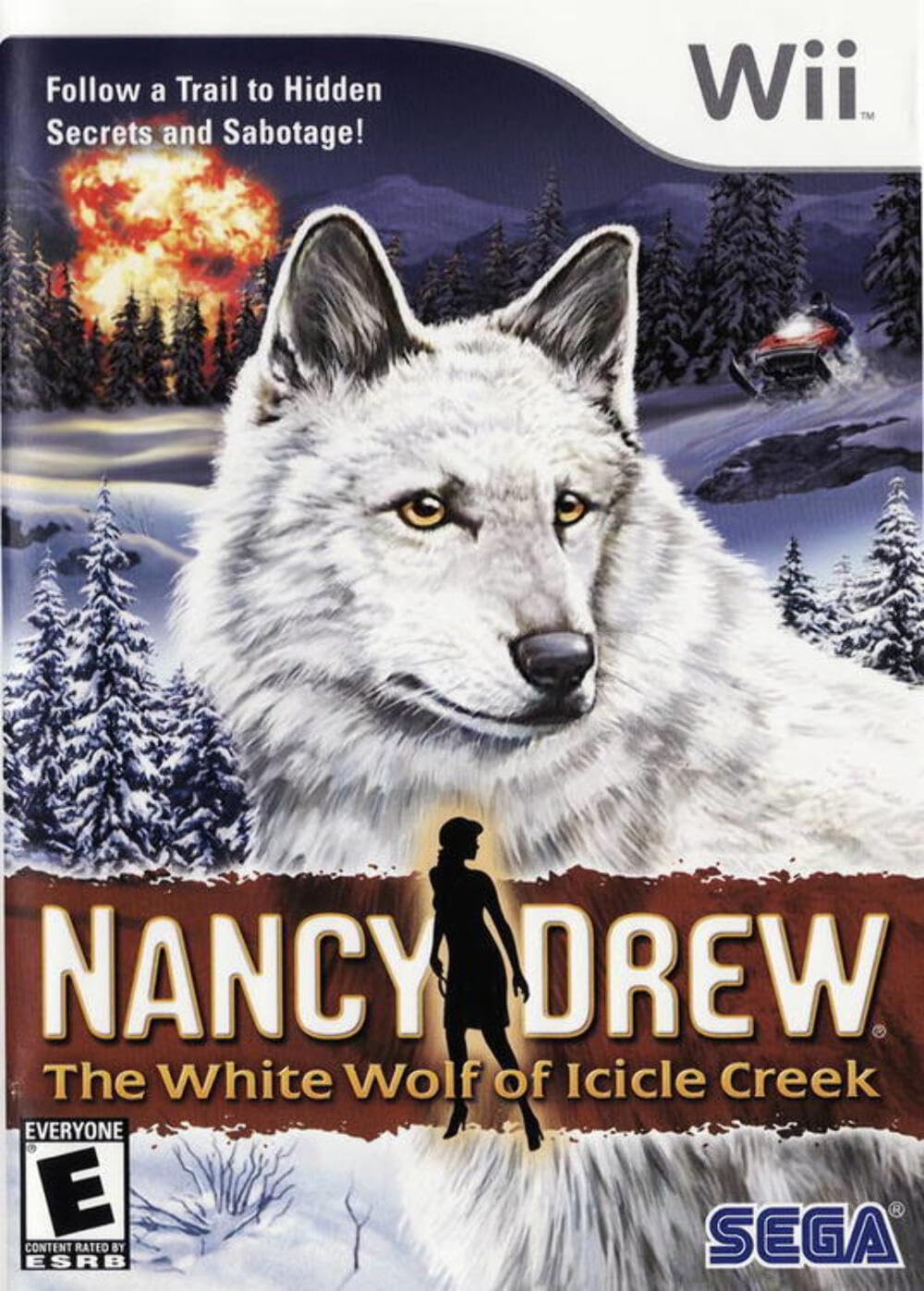 SEGA Nancy Drew: The White Wolf of Icicle Creek - Nintendo Wii Game, Model 65018