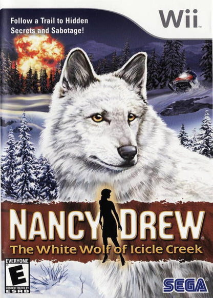 SEGA Nancy Drew: The White Wolf of Icicle Creek - Nintendo Wii Game, Model 65018
