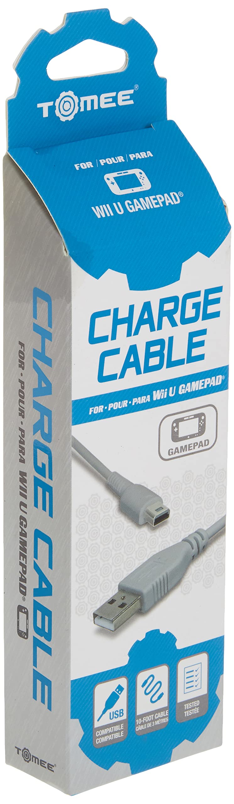 Tomee Charge Cable for Wii U GamePad