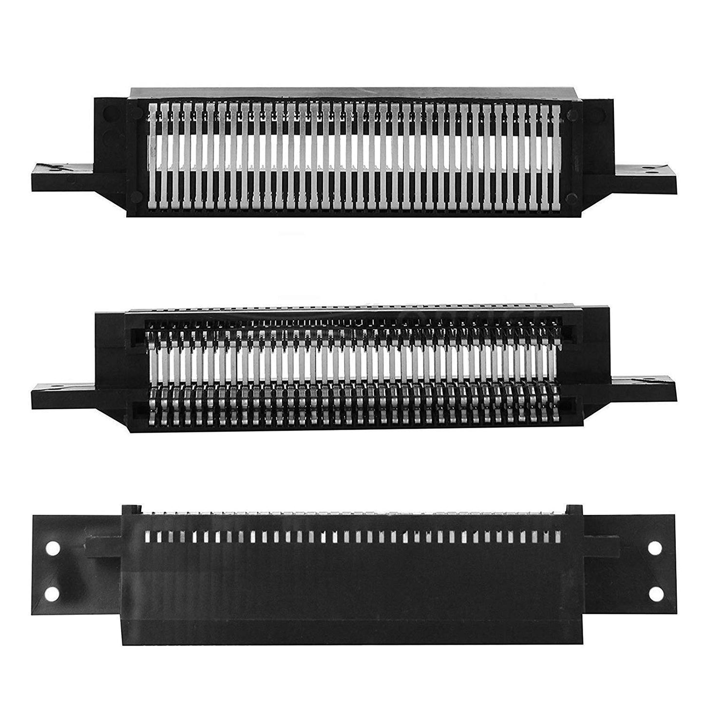 EEEKit 72 Pin Replacement Connector for NES - Yellow/Black, 22.5cm x 10cm x 2.8cm, Includes 3.8mm Screwdriver for Nintendo NES