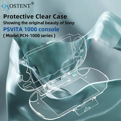 OSTENT Clear Hard Case Cover for Sony PS Vita PSV 1000 - Protective Crystal Skin, Model 023100