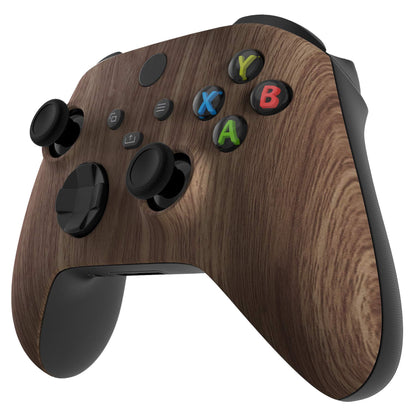 eXtremeRate Wood Grain Custom Shell for Xbox Series X & S Controller, FX3S215 Replacement Cover