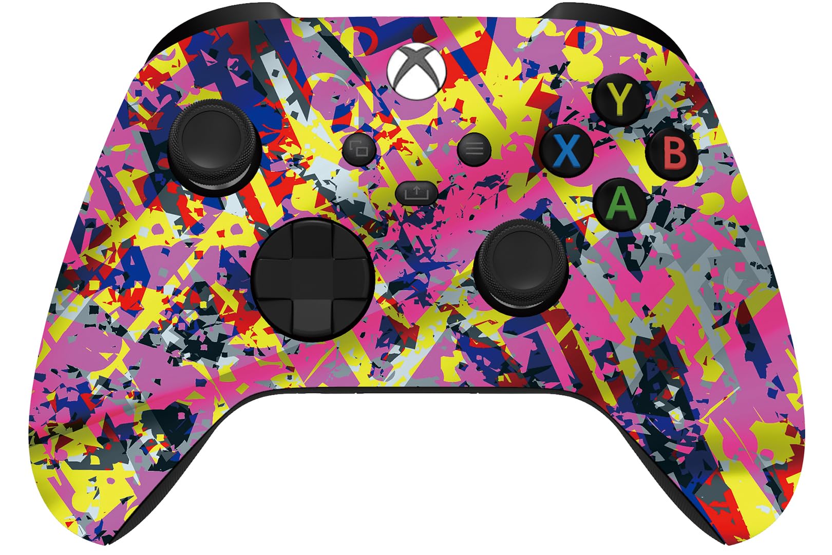 Custom Controllerzz Wireless Controller for Xbox Series X/S & One - Soft Touch - X/S Neon Drip