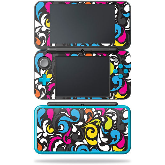 MIGHTY SKINS Nintendo New 2DS XL Skin - Swirly Vinyl Decal Wrap, Durable & Unique, Easy to Apply, Model NI2DSXL-Swirly