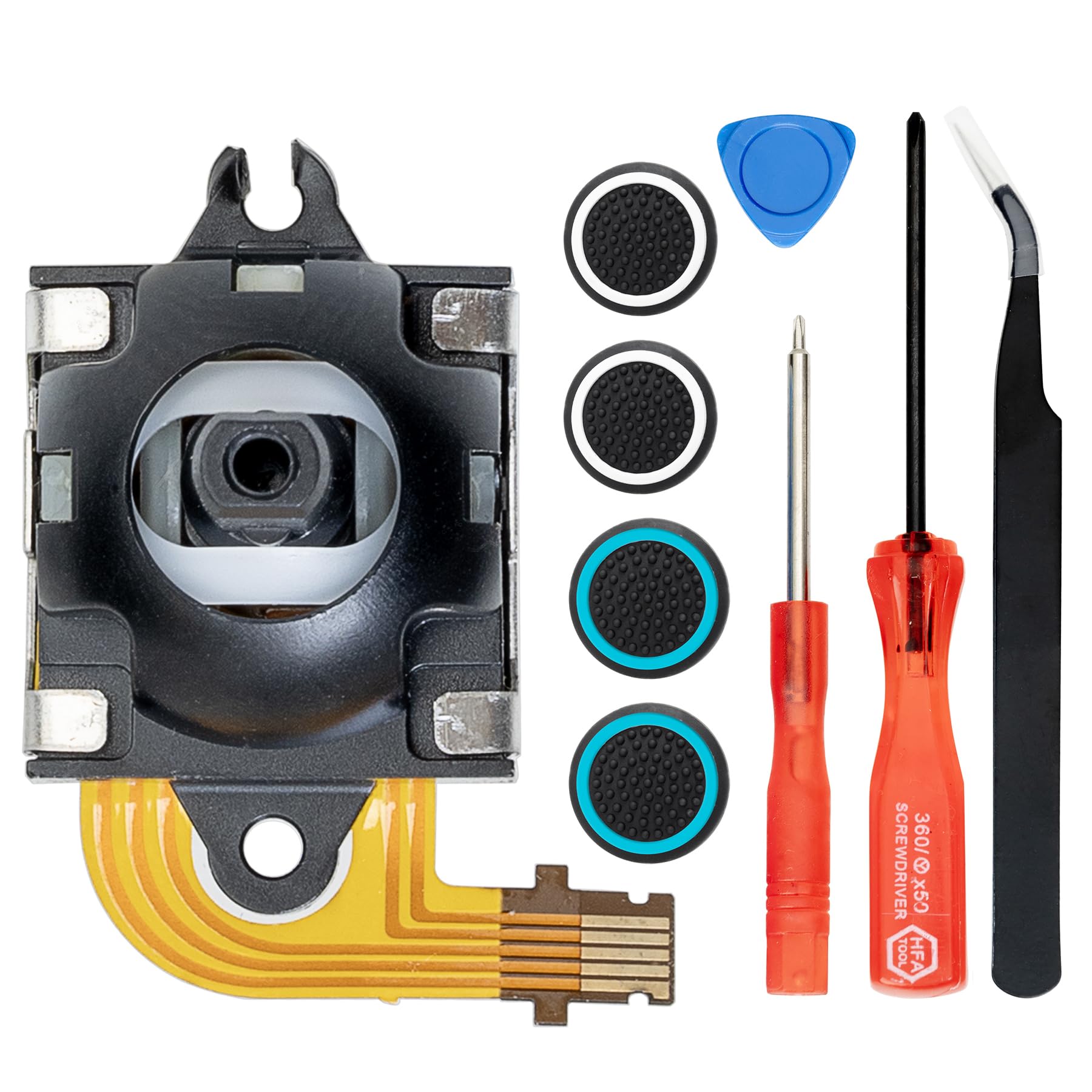 Sedicoca 1-Pack Right Joystick Replacement Kit for PlayStation Portal PS Portal Console/PS5 VR2Controller Analog Thumb Stick Repair Hall Effect Joystick for PS5 Portal/PSVR2 Controller(Right Joystick)