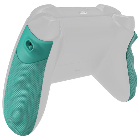 eXtremeRate Flexor Rubberized Side Rails Grips control button Stop Kit for Xbox Series X/S Controller  Anti-Slip Ergonomic control button Stopper Handle Grips for Xbox Core Controller - Teal Green