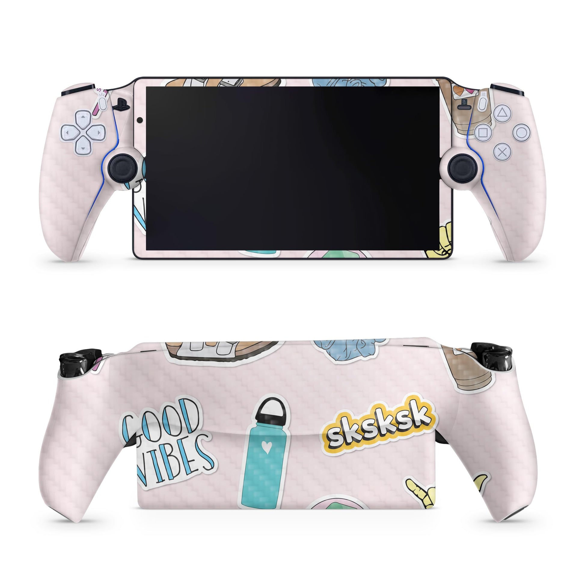 Carbon Fiber Gaming Skin Compatible with PS5 Portal Remote Player - VSCO1 - Premium 3M Vinyl Protective Wrap Decal Cover - Easy to Apply | Crafted in The USA by MightySkins