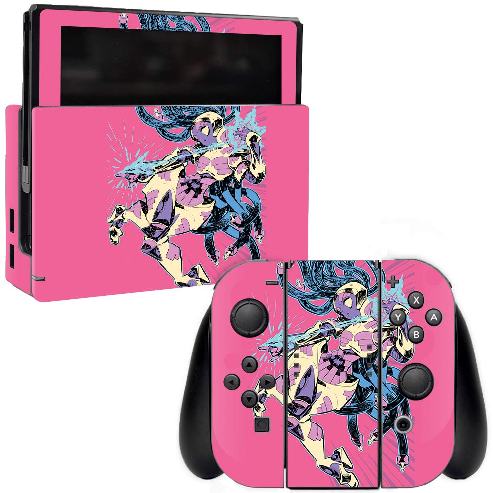 MIGHTY SKINS Nintendo Switch Skin - Robot Creature, Durable Vinyl Decal Wrap, Easy Apply/Remove, Model NISWI-Robot Creature