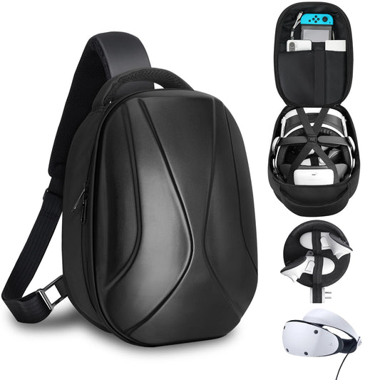 BnLnHOGVR Quest 3 Carrying Case Compitable with Meta Quest 3/Quest 2/Vision Pro VR Headset  Expand Capacity for fine design Head Strap and Controller Accessories  Ultra Unique Design for Comfort Tpartyl