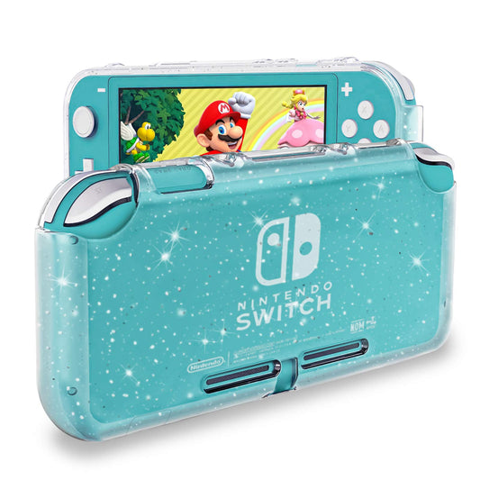 DLseego Protective Case for Nintendo Switch Lite  Glitter Bling Soft TPU Cover with Shock-Absorption and Anti-Scratch Design Protective Case - stone Glitter