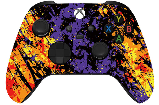 Custom Controllerzz Wireless Controller for Xbox Series X/S & One - Soft Touch Feel, X/S Inferno Galaxy