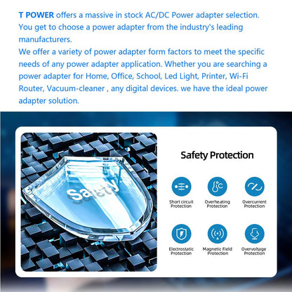 T POWER Ac Dc Adapter Charger for Sony Playstation VR Headset - Model PRO-18-oI6674, Reliable Power Supply for Virtual Reality Gaming