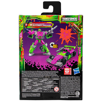 Hasbro Transformers Legacy Deluxe Class Action Figure G2 Autobot Mirage 14 cm - Black, Model F7513