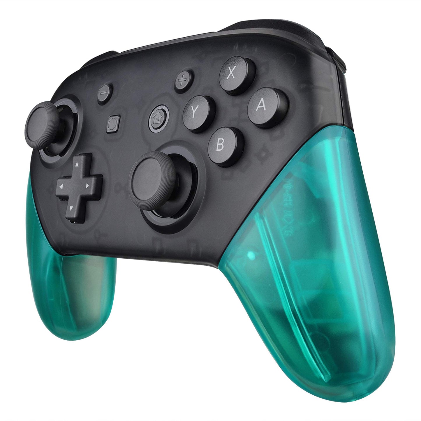 eXtremeRate Emerald Green Replacement Handle Grips for Nintendo Switch Pro Controller  DIY Hand Grip Shell for Nintendo Switch Pro - Controller NOT Included