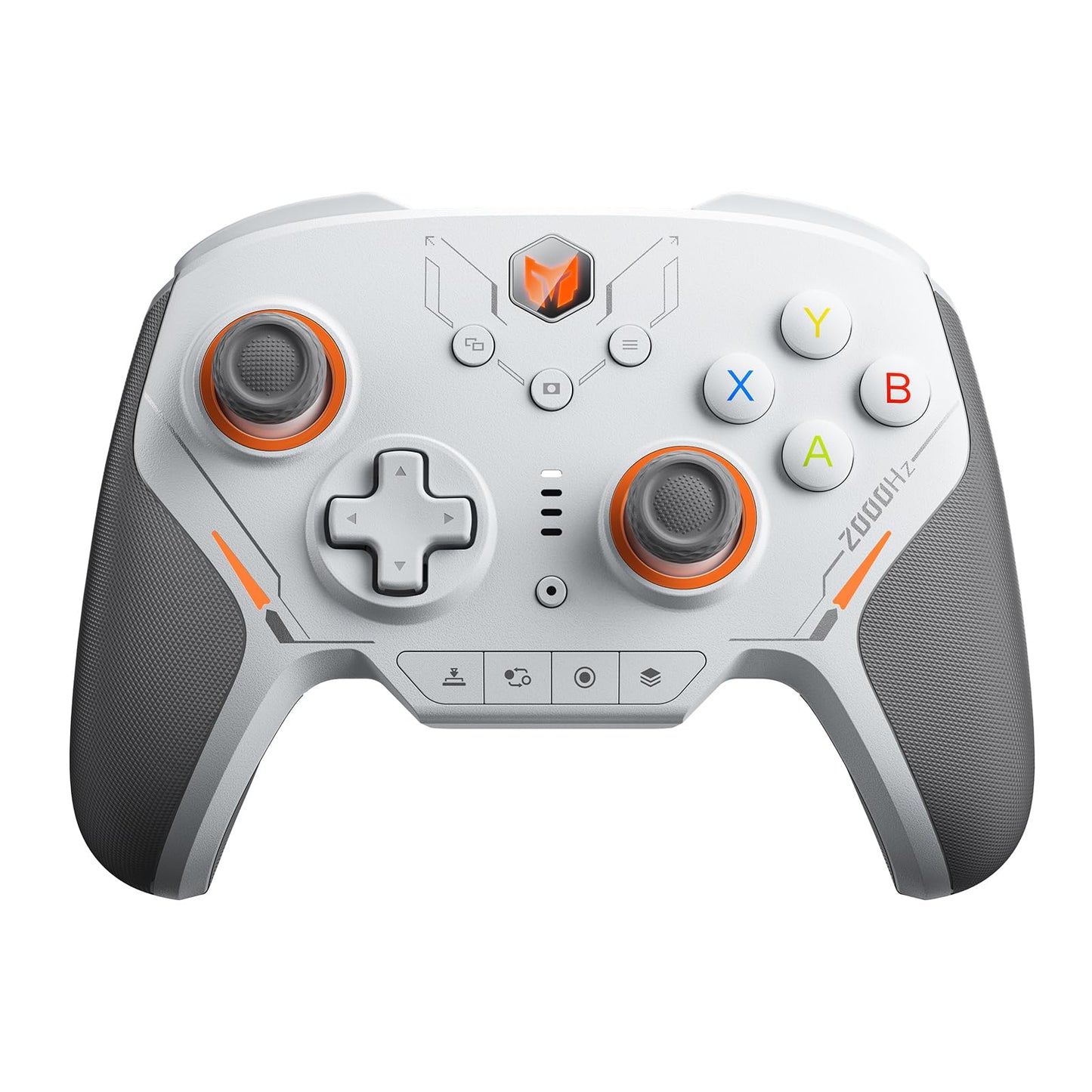 BIGBIG WON BLITZ2 Wireless Controller - 16 Mechanical Switches, 2000Hz, Gray, TMR Model for PC/Switch/iOS/Android