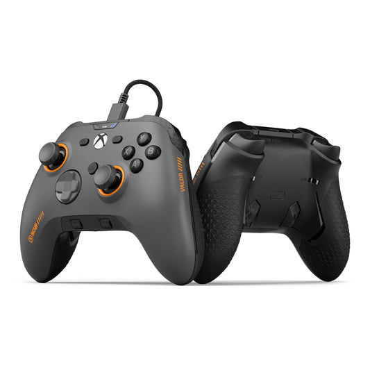 SCUF VALOR PRO Wired Performance Xbox Controller - Customizable Back Paddles  Instant Triggers  Hall Effect Thumbsticks  Audio Controls  Xbox Series X|S  Xbox One  Windows PC - Steel Gray