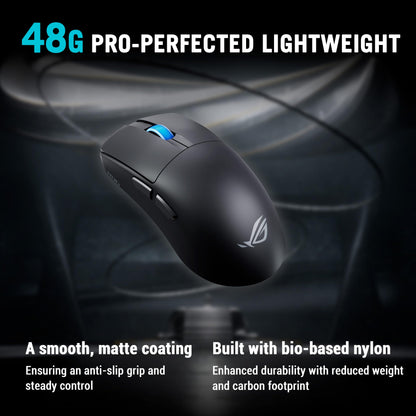 ASUS ROG Harpe II Ace Wireless Gaming Mouse - 48g, 42K DPI, Tri-Mode, Black, Model P723