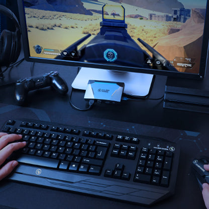 IOGEAR KeyMander 2 3Play Keyboard/Mouse Sharing Switch for PC & Consoles - Model GES1337, Grey