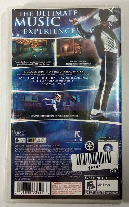 Ubisoft Michael Jackson The Experience Game for Sony PSP - Model 33629