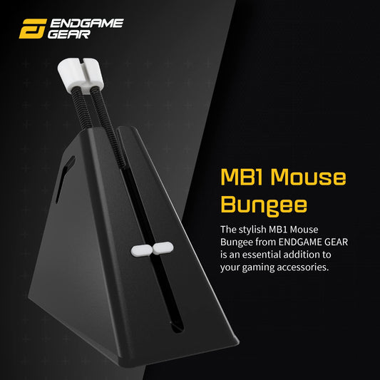 ENDGAME GEAR MB1 Mouse Bungee Holder - Anti-Slip Cable Management, Black