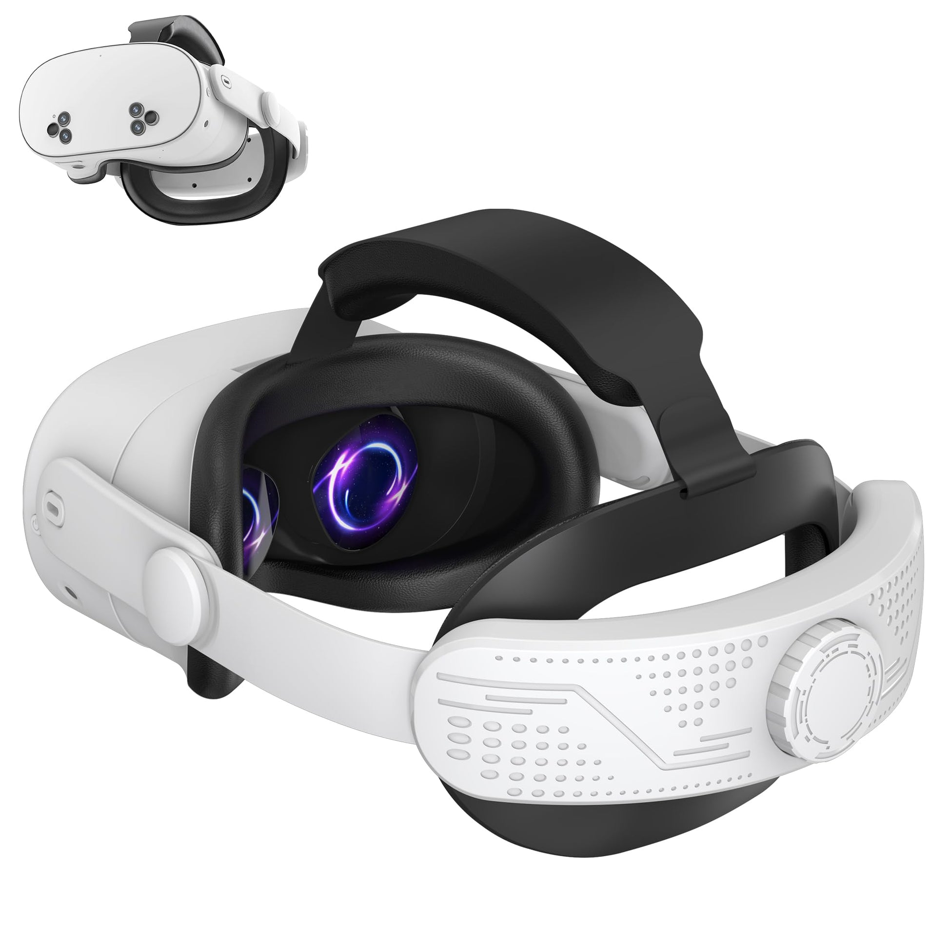 Comfort Head Strap for Meta Quest 3S - Adjustable fine design Strap Replacement with Pressure Relief  Enhanced Comfort & Balanced Weight - Lightweight  Retractable Design for VR Headsets(for Quest 3S)