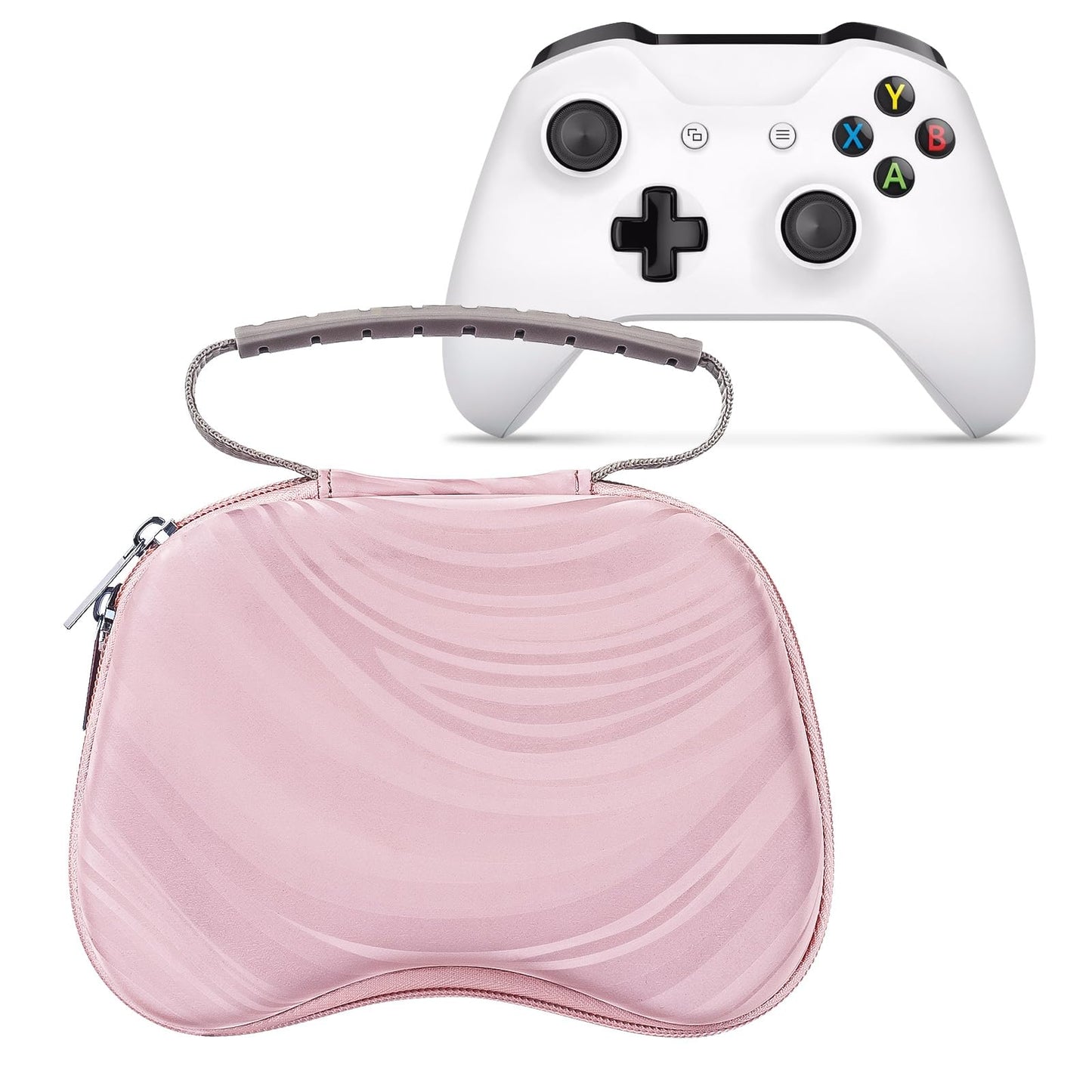 TOCCOOL Hard Travel Controller Case for Xbox & Nintendo Switch - Portable Bag, Pink, Model SVG3-02