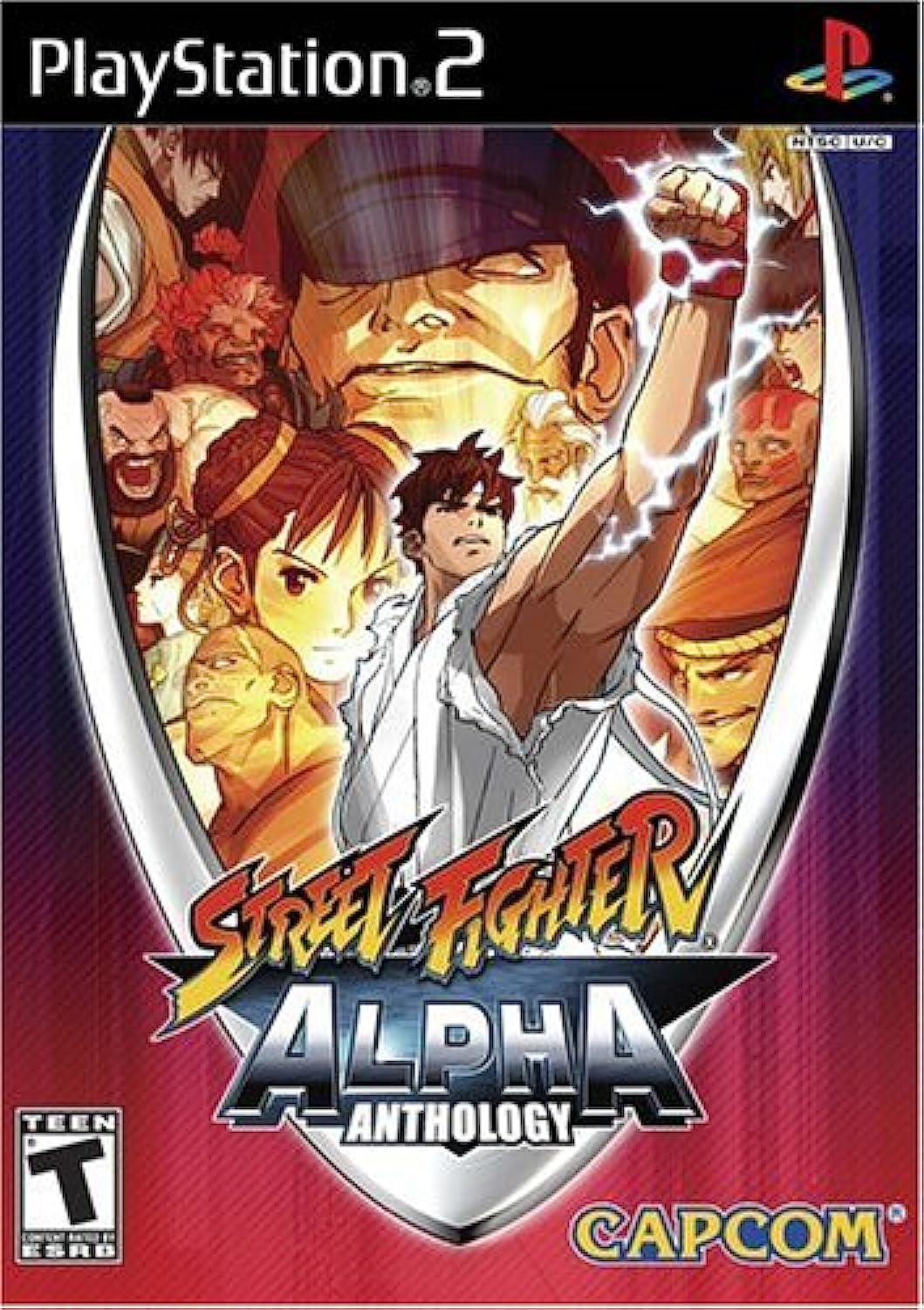 Capcom Street Fighter Alpha Anthology - PlayStation 2 Game, Model 013388260645