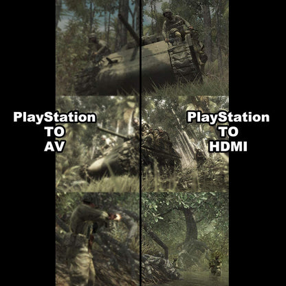 Azduou PS2 to HDMI Converter - Connect PS2/PS3 to HDTV, True Ypbpr HD Signal, Black