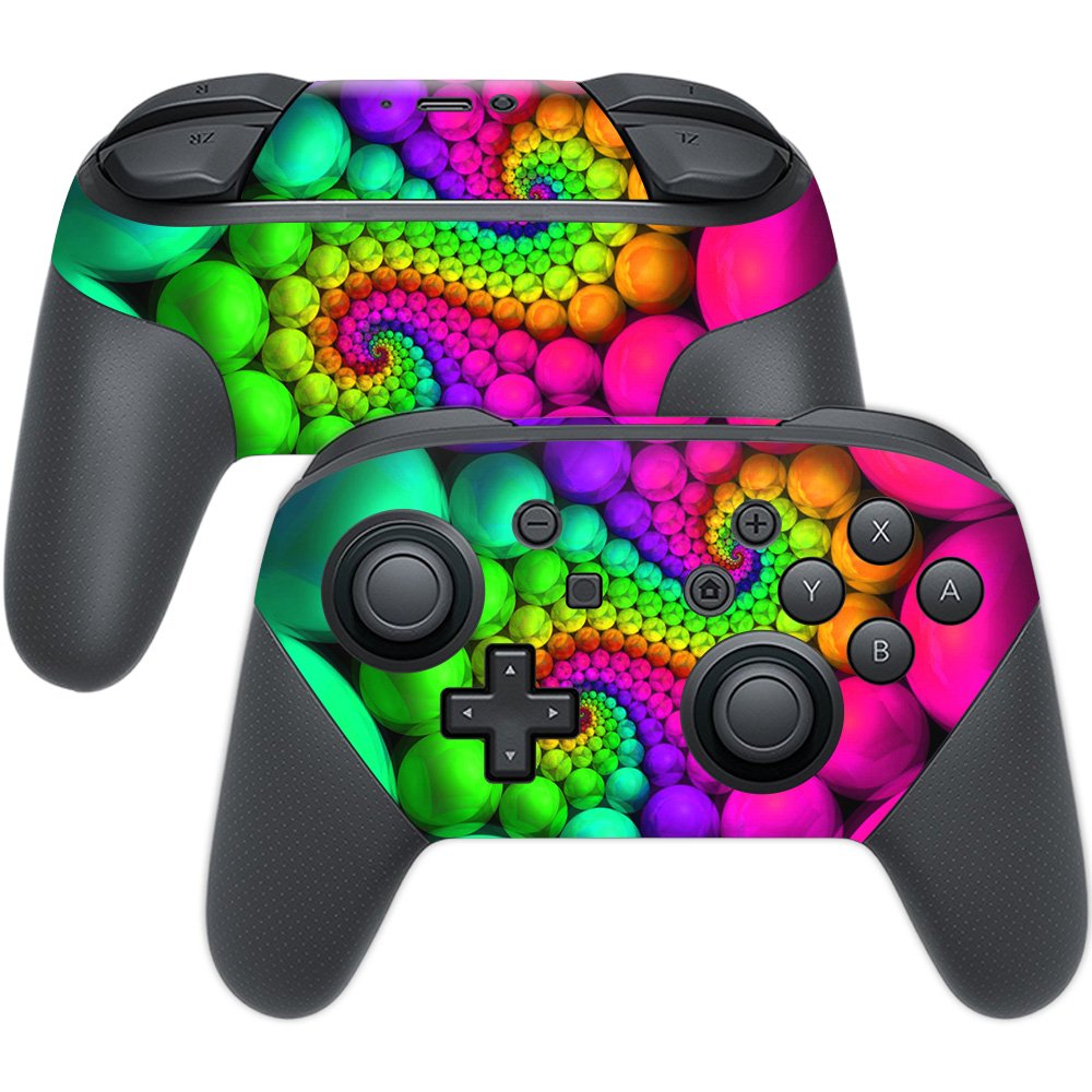 MightySkins Skin Compatible with Nintendo Switch Pro Controller - Hallucinate | Protective, Durable, and Unique Vinyl Decal wrap