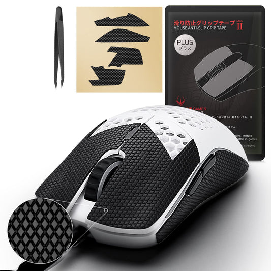 [Grip Upgrade] Hotline Games 2.0 Plus Mouse Anti Slip Grip Tape Compatible with Model O/Model O Wireless Gaming Mouse Skins Sweat Resistant Cut to Fit Easy to Apply Professional Mice Upgrade
