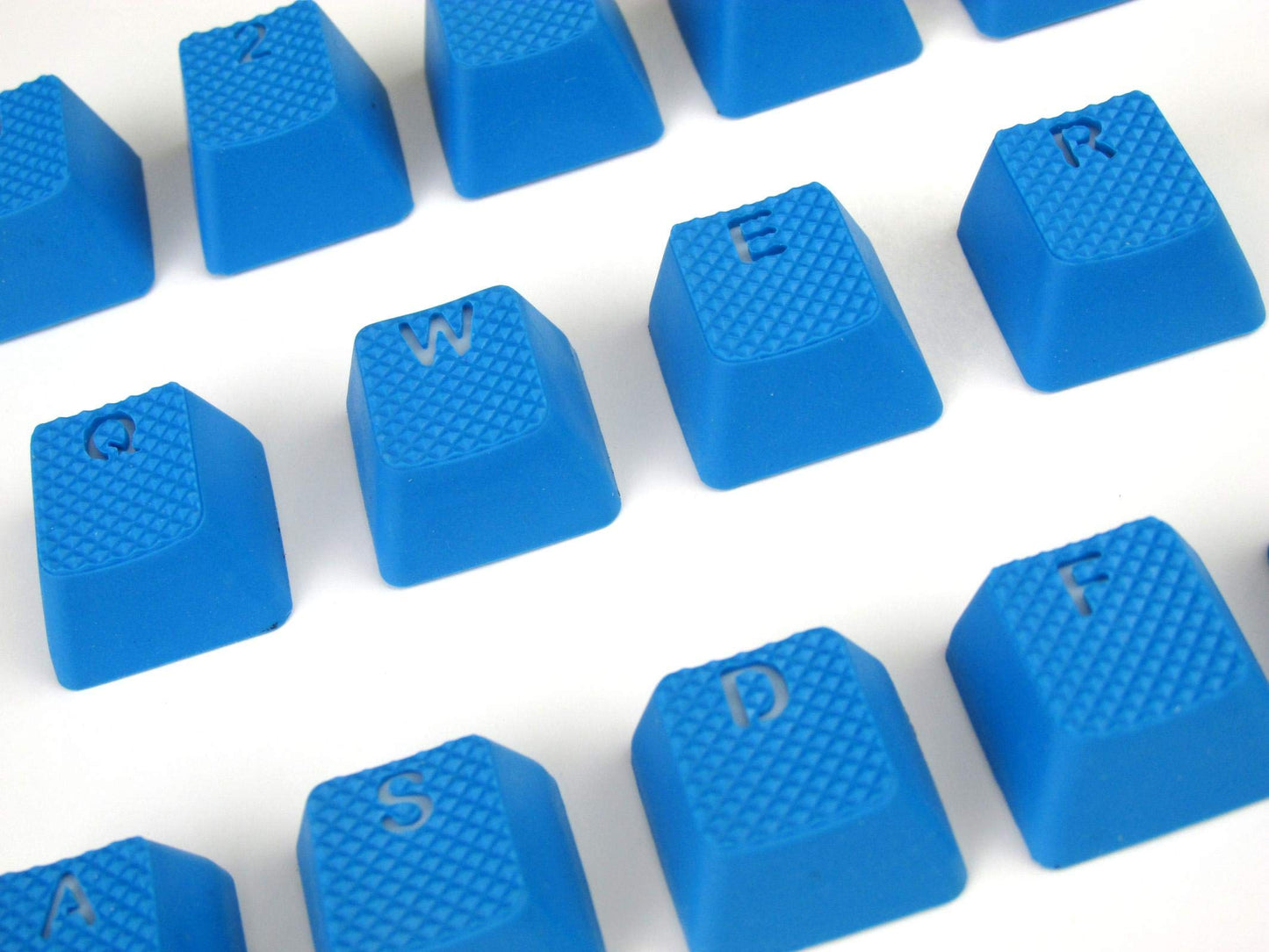 TAI-HAO Sky Blue TPR Gaming Backlit Keycaps Set for Cherry MX Keyboards, Model 018C03BU102