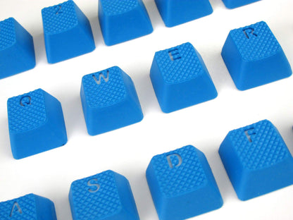 TAI-HAO Sky Blue TPR Gaming Backlit Keycaps Set for Cherry MX Keyboards, Model 018C03BU102