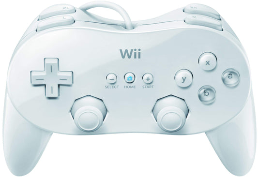 Wii Classic Controller Pro - White (refurbished)