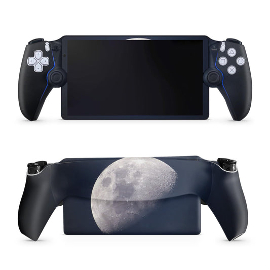 Gaming Skin Compatible with PS5 Portal Remote Player - Moon - fine 3M Vinyl Protective Wrap Decal Cover - Easy to Apply | Crafted in The USA by MightySkins