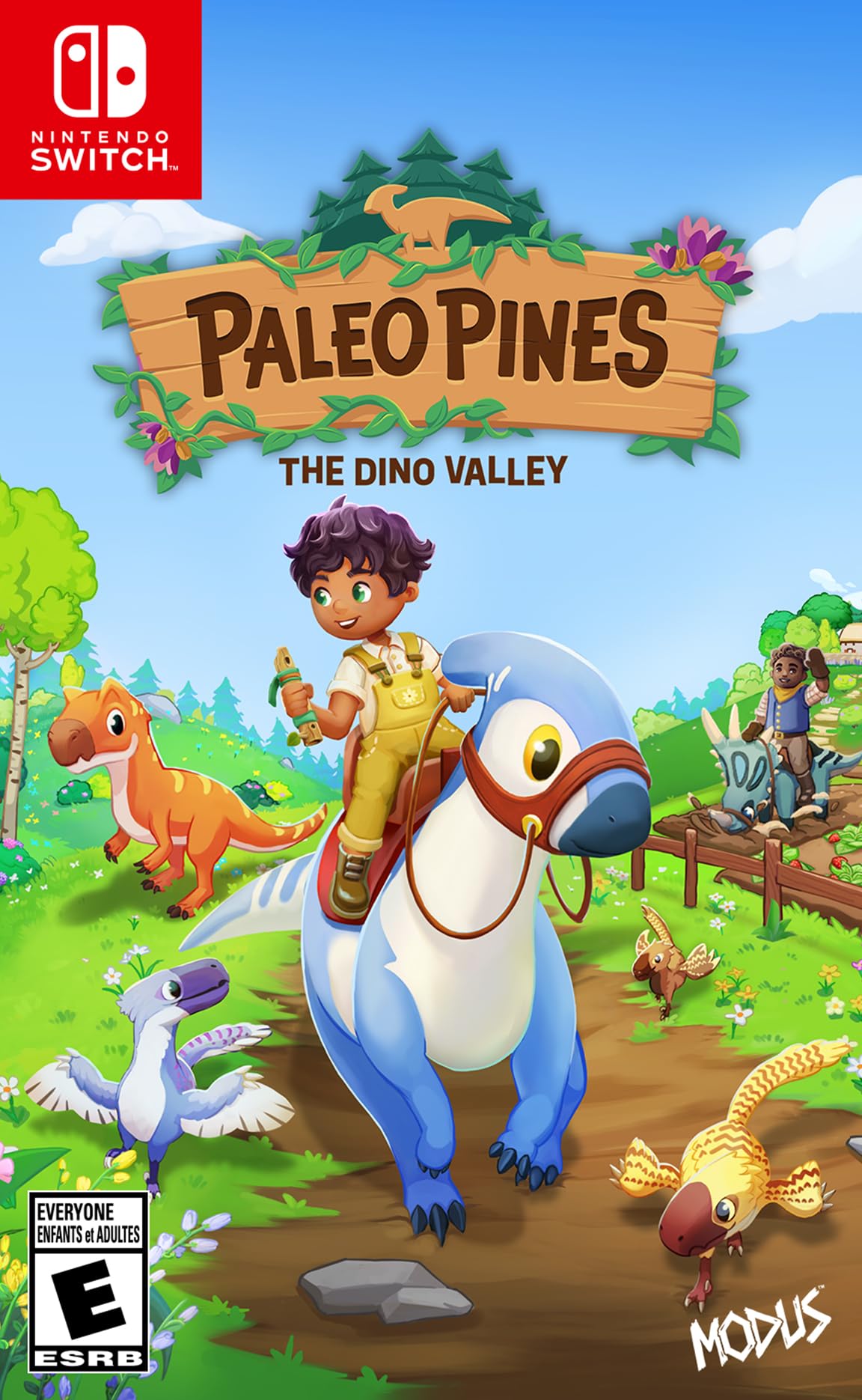 Maximum Entertainment Paleo Pines: The Dino Valley - Nintendo Switch Game, Model 481905