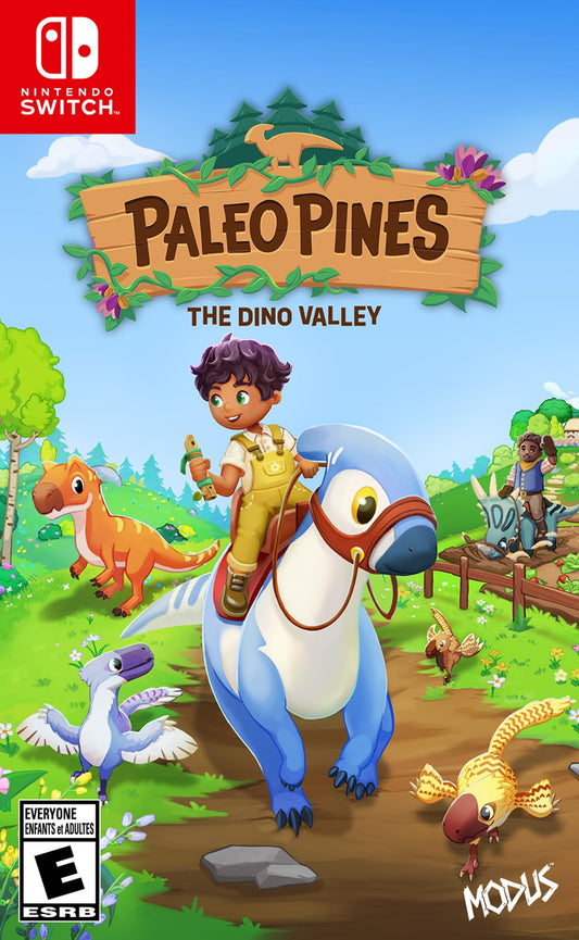 Maximum Entertainment Paleo Pines: The Dino Valley - Nintendo Switch Game, Model 481905