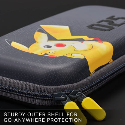 PowerA Protection Case for Nintendo Switch Lite - Pikachu 025, Nylon, Standard Size, Gaming Console Case