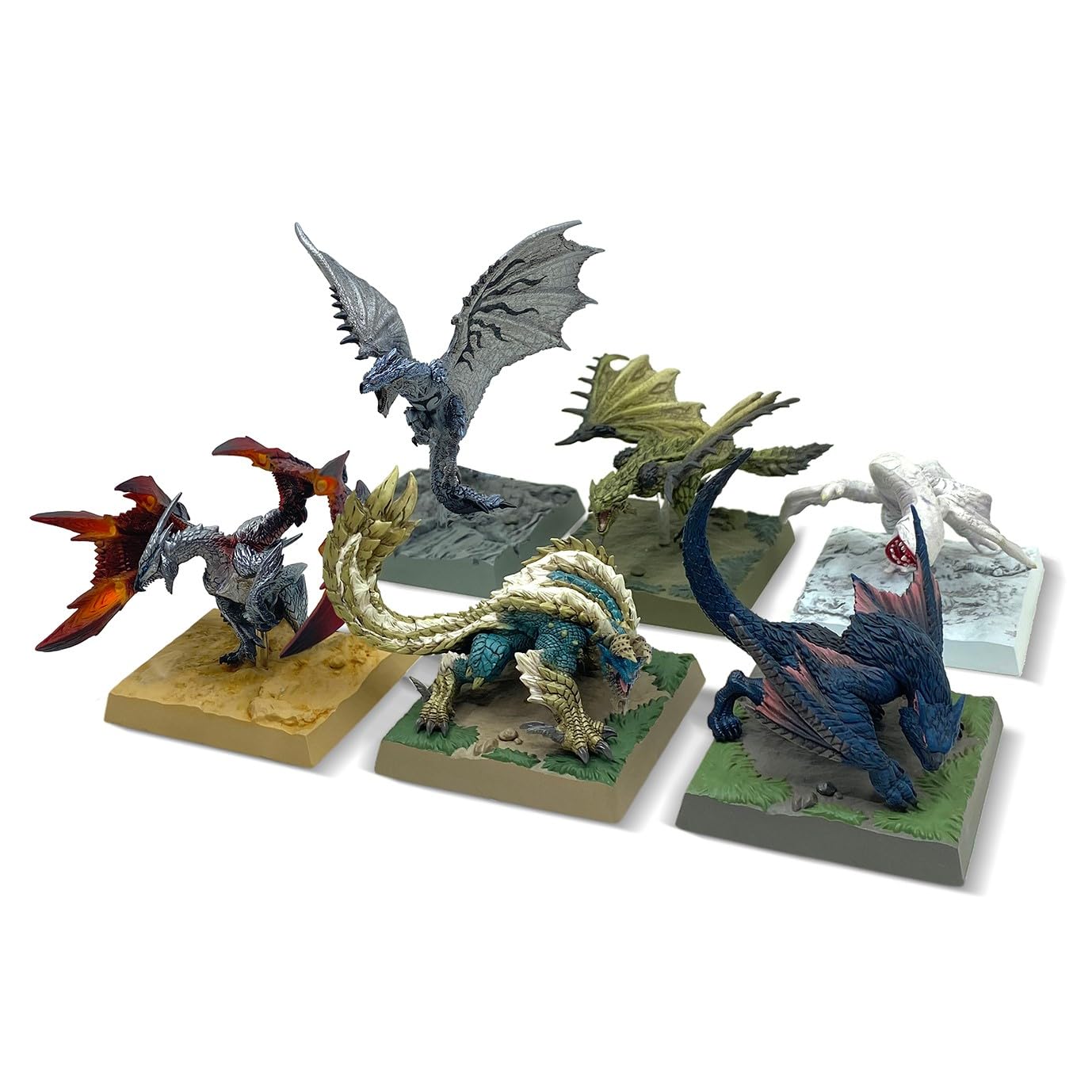 Capcom Monster Hunter Cfb Monster Collection Gallery V2 - 6Pc Set - 2.5 Inch Figures - Model 1617727