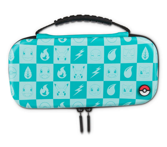 PowerA Protection Case Kit for Nintendo Switch Lite - Pokémon Checkerboard, Turquoise