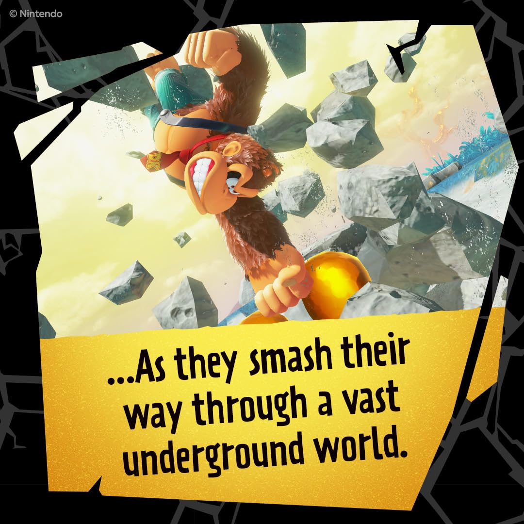 Nintendo Switch 2 Donkey Kong Bananza - Model 10016198 - Action Adventure Game