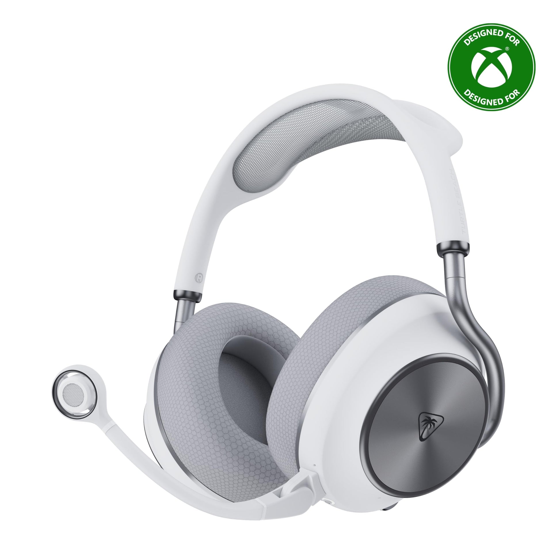 Turtle Beach Stealth Pro II Premium Wireless Gaming Headset for Xbox Series X|S  PS5  PS4  PC - Hi-Res Audio  Dolby Atmos  Active Noise Cancellation  Simultaneous Bluetooth  24-bit Audio - White
