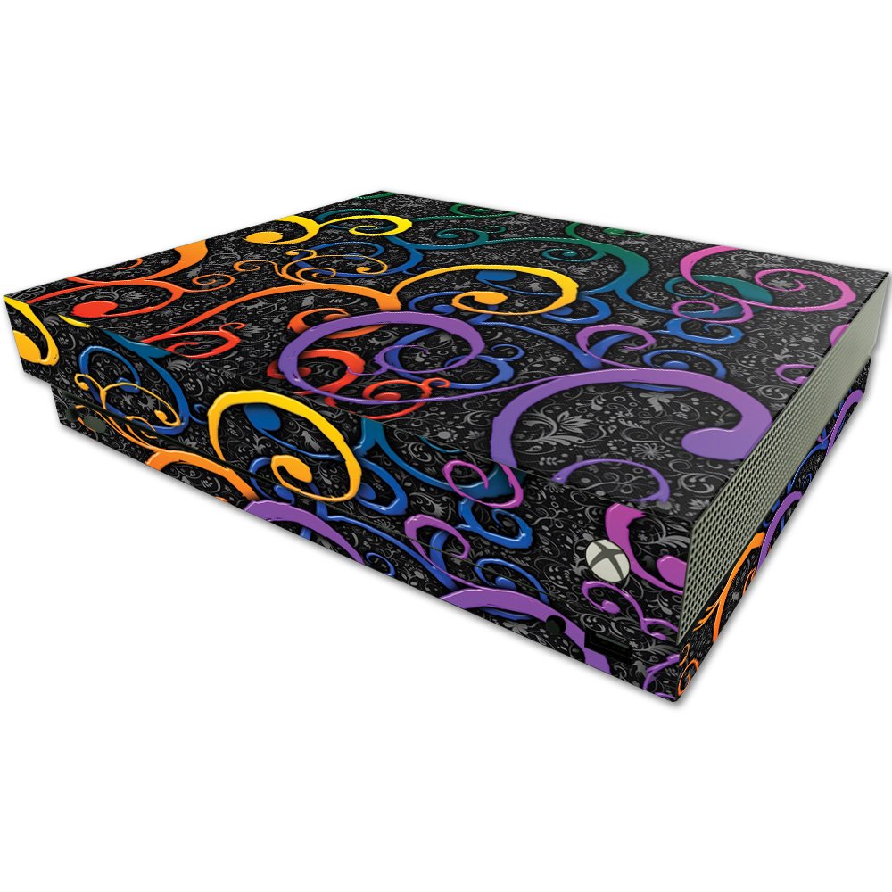 MIGHTY SKINS MightySkins Skin for Microsoft One X Console - Color Swirls, Durable Vinyl Decal Wrap, Easy Apply/Remove