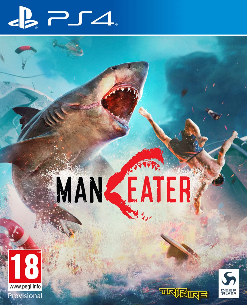 Deep Silver Maneater for Playstation 4 (PS4) - Adventure RPG Game, Model PS401022