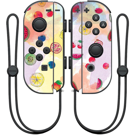MIGHTY SKINS Nintendo Joy-Con Controller Skin Wrap - Fruit Water Design, Model NIJOYCO-Fruit Water