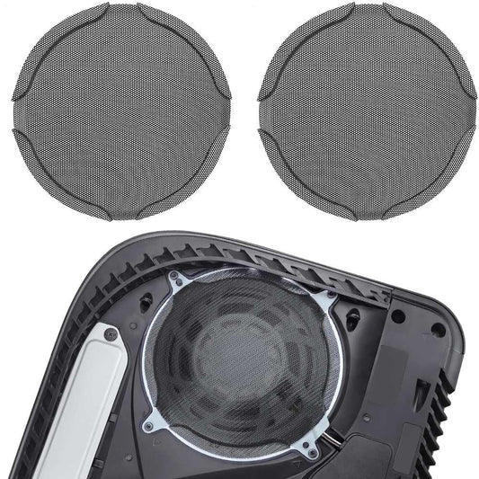 PS5 Fan Dust Filter, Chanvoo 2 Pack Metal Fan Dustproof Filter Mesh Compatible with PlayStation 5 Digital & Disc Edition Console
