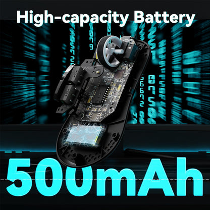 ATTACK SHARK V5 Wireless Gaming Mouse - 42000 DPI, Ultra-Lightweight, Wired/BT/2.4GHz, White