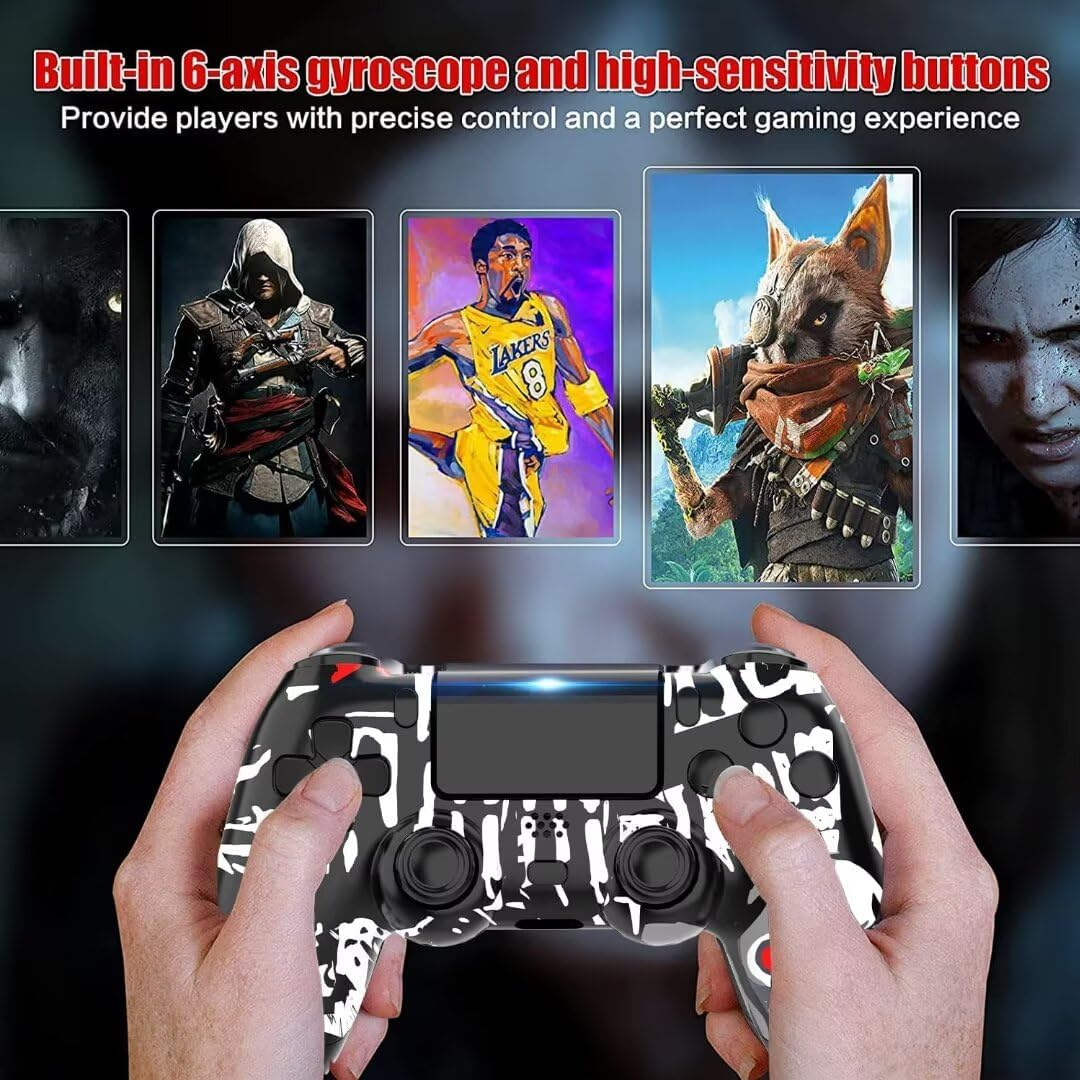 Wireless Controller for PS4 - Dual Pack, 6-Axis Motion Sensor, Touch Pad, Black